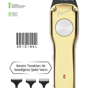 00085 Profesyonel Usb Şarjlı Berber Tıraş Makinesi Saç Sakal Tıraş Makinası Erkek Bakım Seti