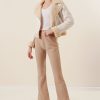 10220 İspanyol Paça Pantolon - Bej