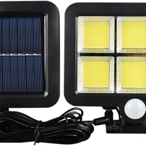120 Cob Led Solar Panelli 3 Modlu Du Lambası Mz-302