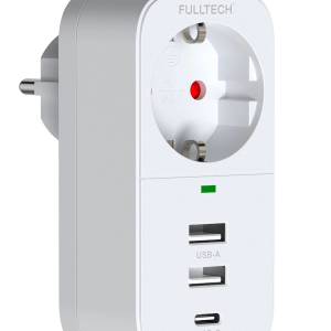 2.4a Çıkışlı 2xusb 1xtype-c Tekli Priz Ftr-17