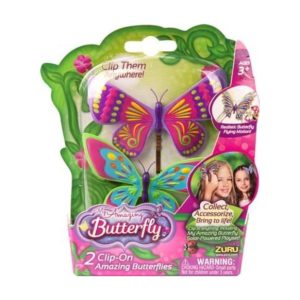 Butterfly Renki Kız Çocuklar İçin Toka Seti (2 Adet Toka İçerir)