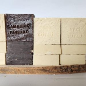 Doğal Üretim Sabunu Karışık (Çam Ardıç Kükürt-Bebek-Eşek Sütlü-Keçi Sütlü)16'lı Set