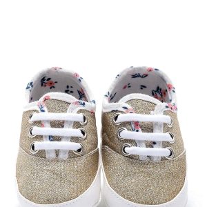 First Step Simli Patik - Gold 8-12 Ay / No.18