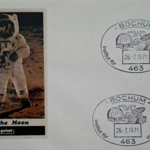1970 Almanya Astrofilateli R. Nebel İmzalı Posta Kartı