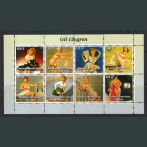2004 Kongo Gil lvgren Pin-Up Blok