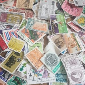 100 adet nadir düya ülkeleri pulları xl