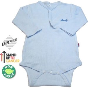 Sema Baby Uzun Kol Kaşkorse Badi (Body) - Mavi  0-6 Ay