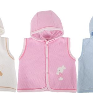 Sevi Bebe Kapşonlu Yelek (6 Lı Seri)