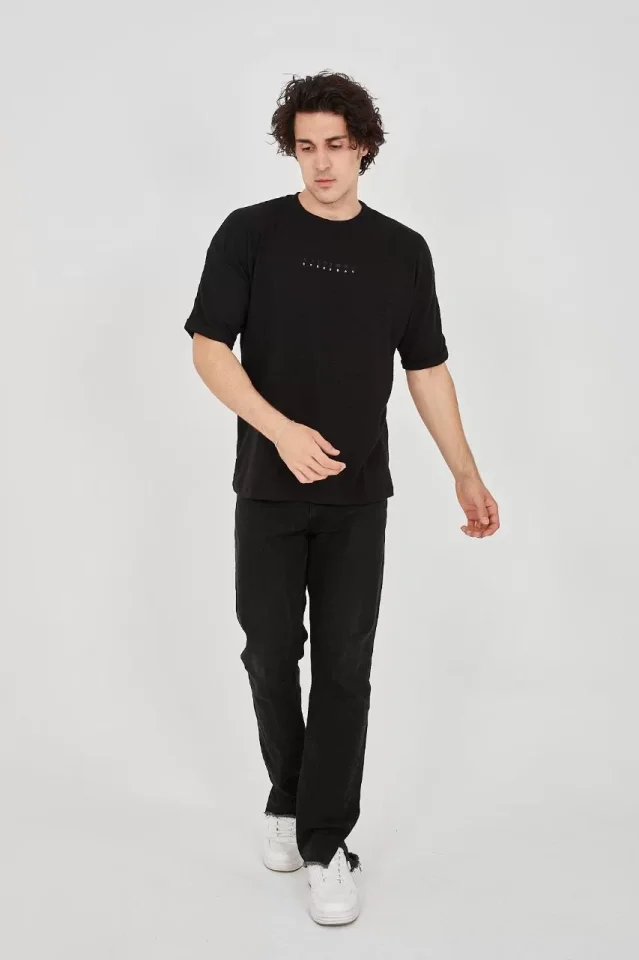 unisex-jakar-kumas-rahat-kol-t-shirt-siyah-135535.webp