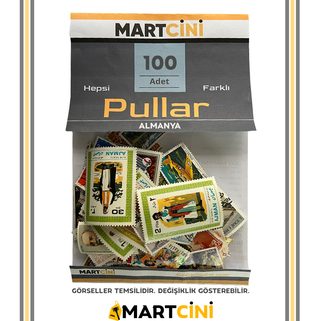 🇩🇪 Almanya 100 Adet Karışık Pul Seti - Koleksiyonluk Karışık Set 1 🇩🇪 Almanya 100 Adet Karışık Pul Seti - Koleksiyonluk Karışık Set